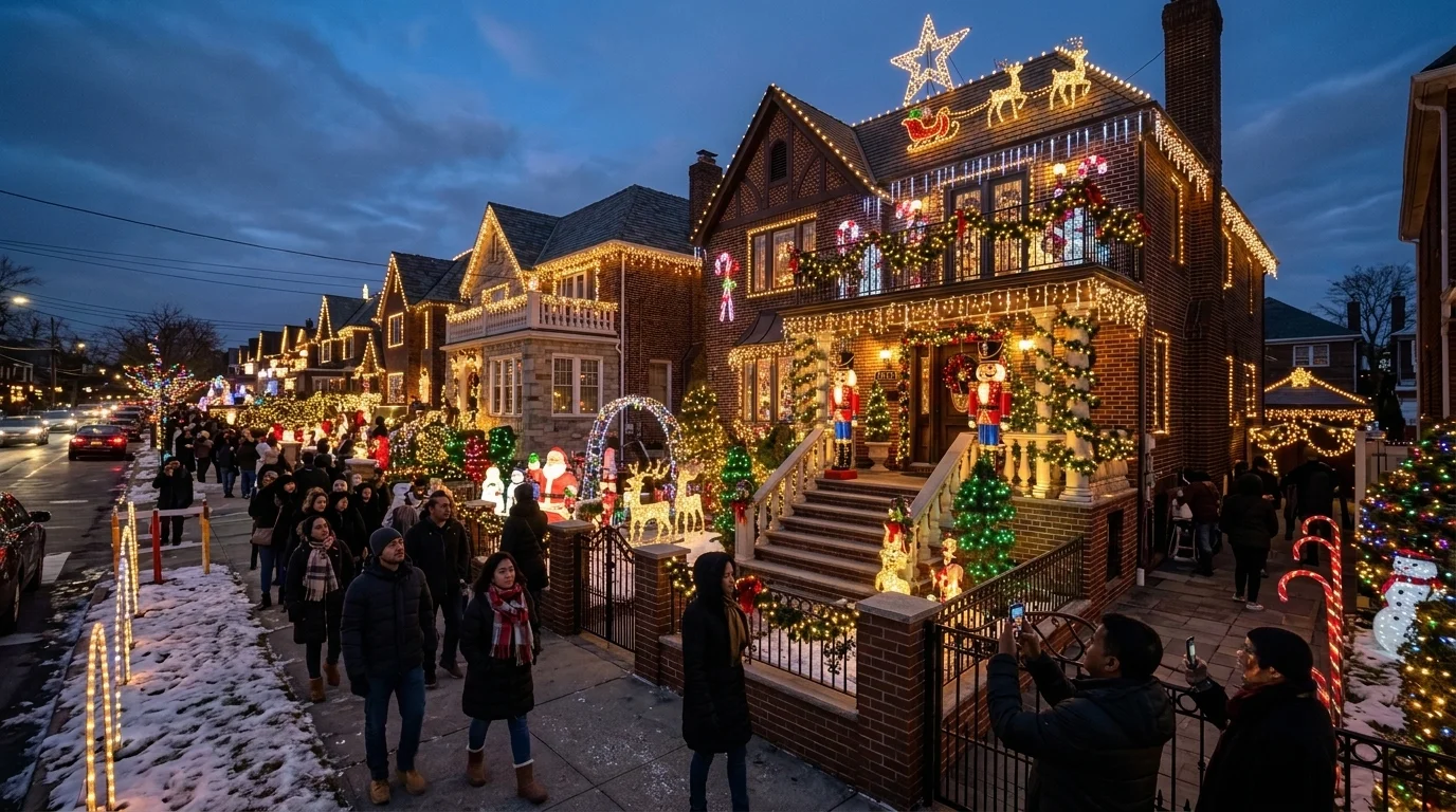 Dyker Heights Christmas Lights Brooklyn New York
