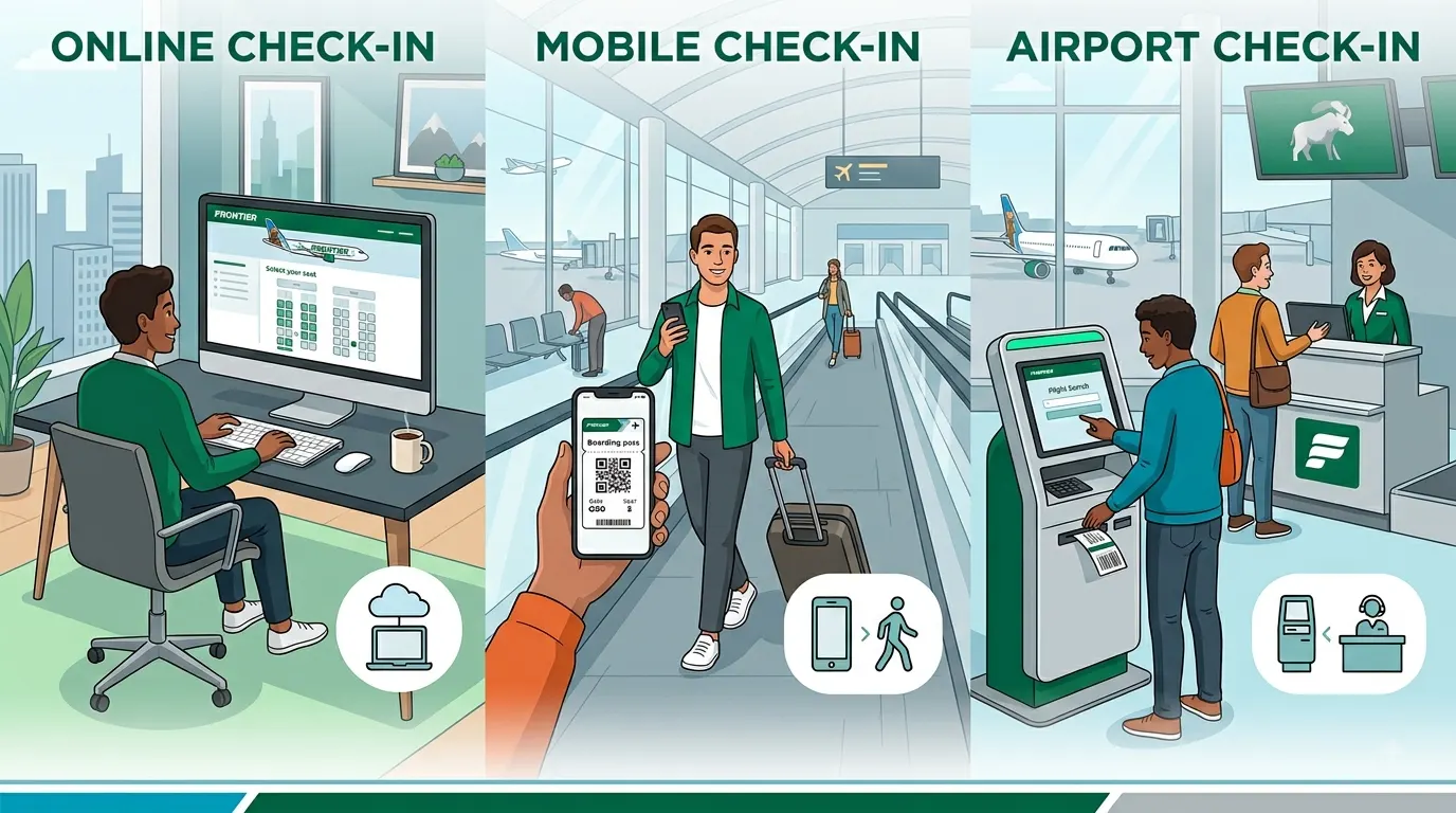 How To Check In Frontier Airlines? Online, Mobile, Airport