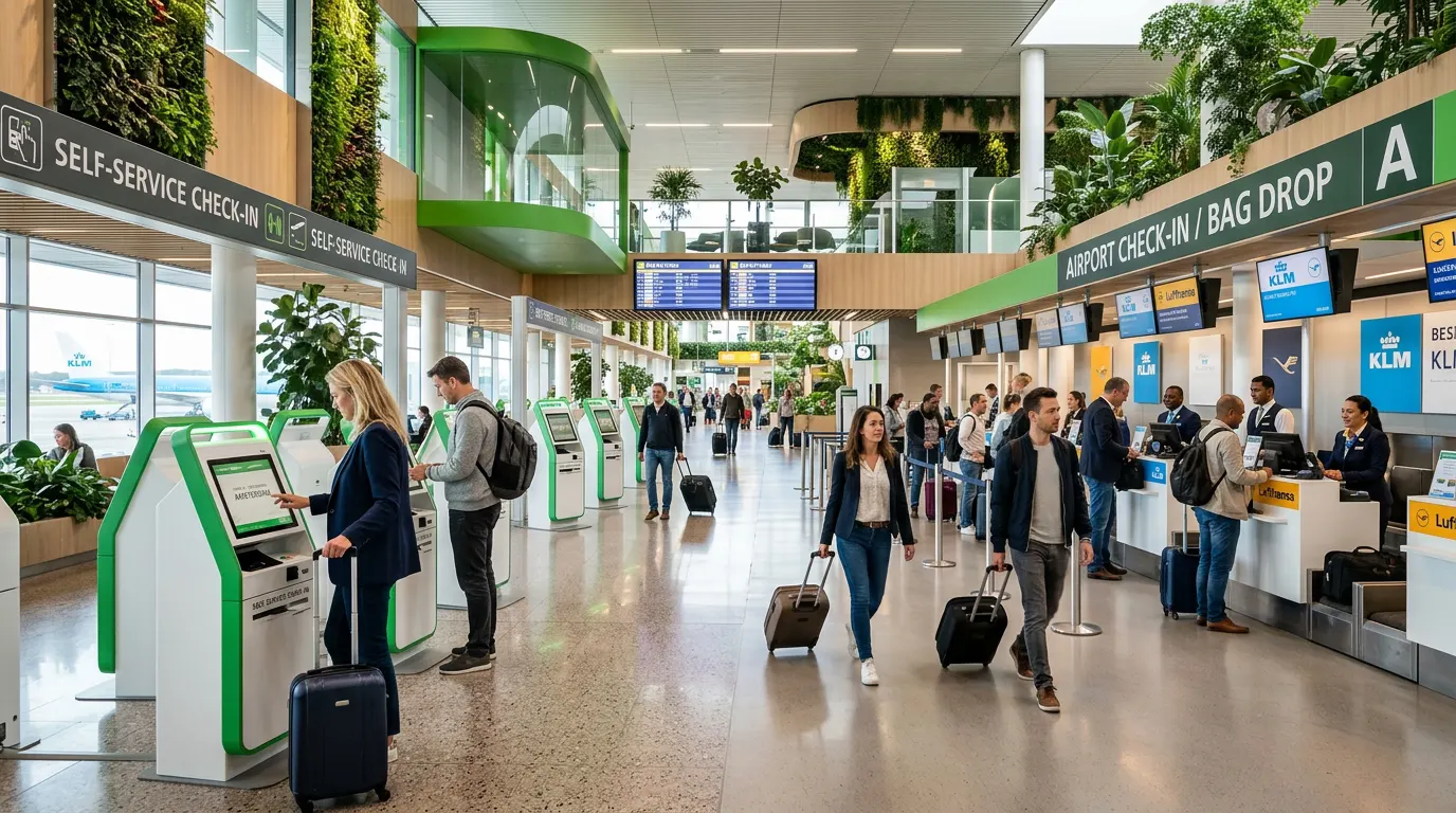 Frontier Airlines Airport Self-Service Kiosks & Counter