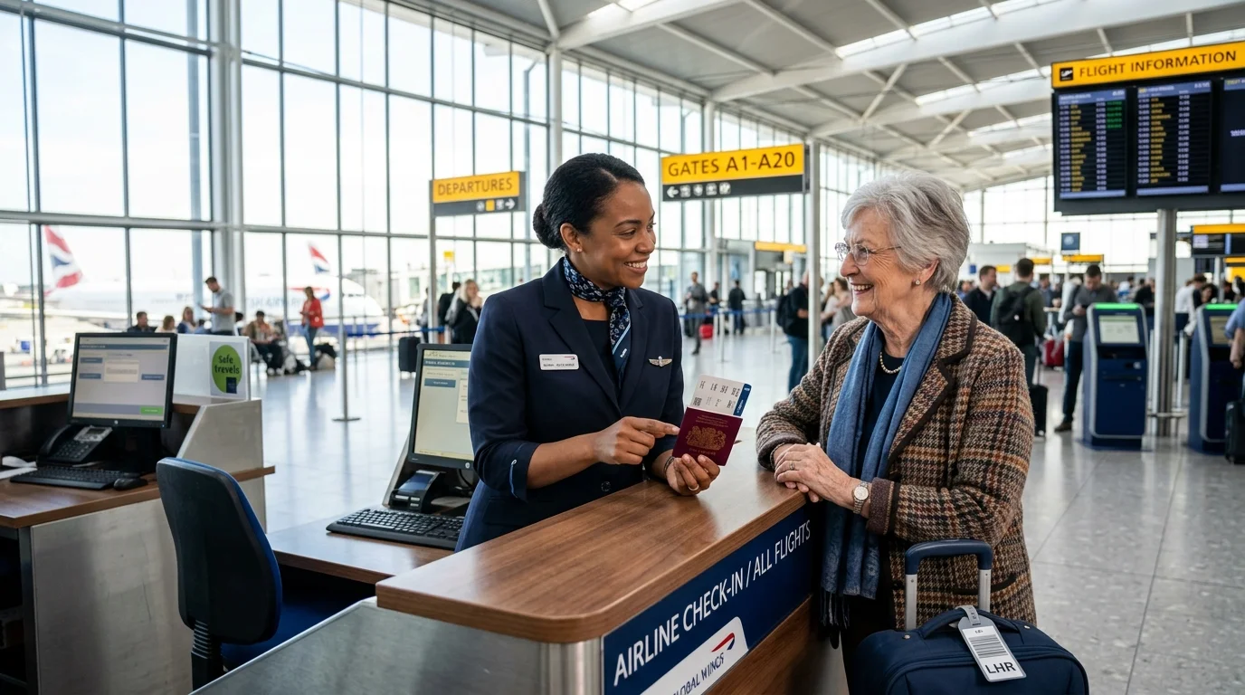 JetBlue name change and ticket correction assistance at airport counter